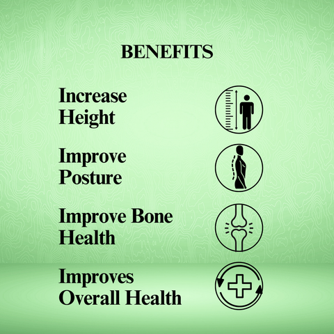 Saviour Height Grow – Doctor-Recommended Ayurvedic Height Growth Capsules (30 Days Pack)