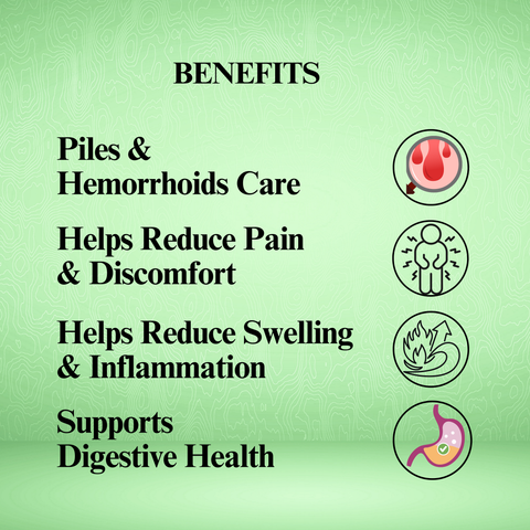 Saviour Piles Relief – Ayurvedic Capsules for Piles Pain & Swelling